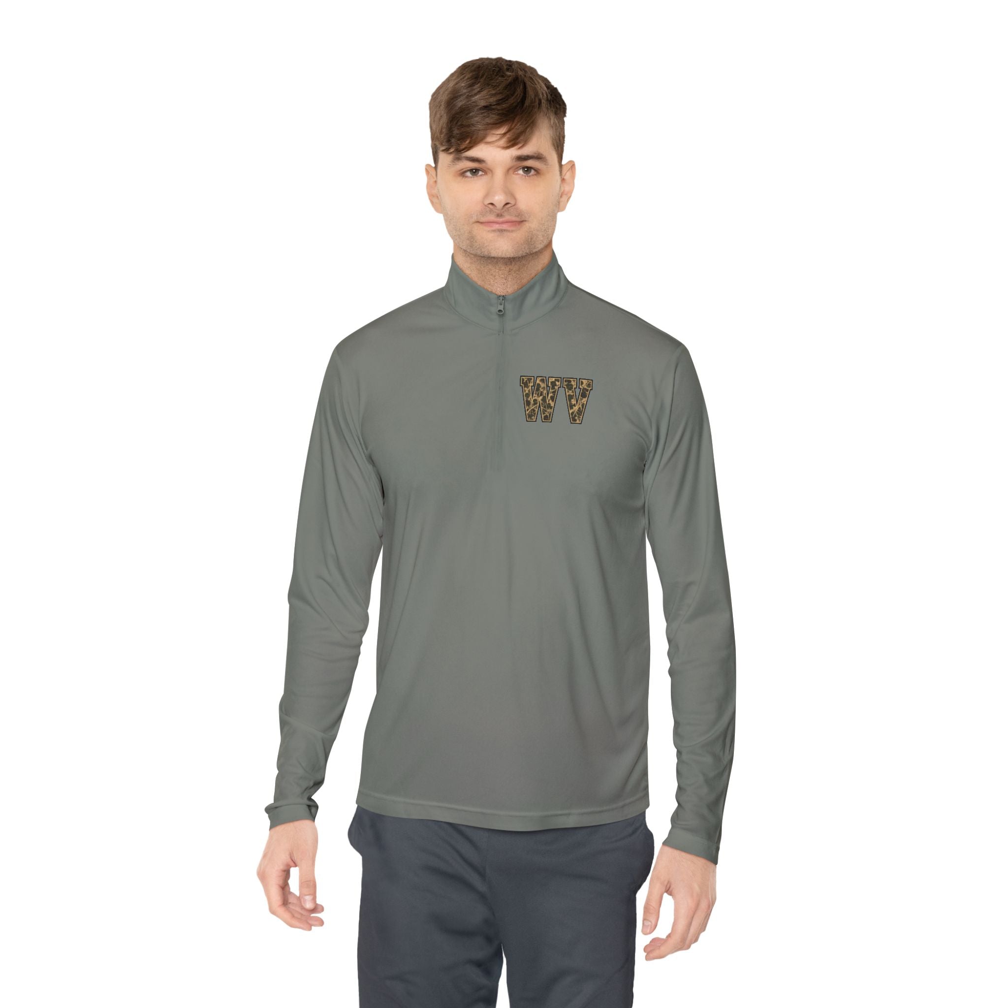 WV Mountaineers Camo Quarter Zip Pullover
