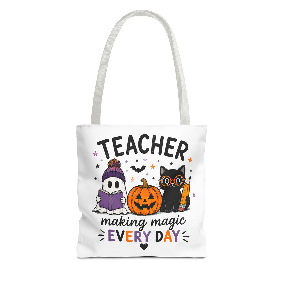Teacher Halloween Tote Bag