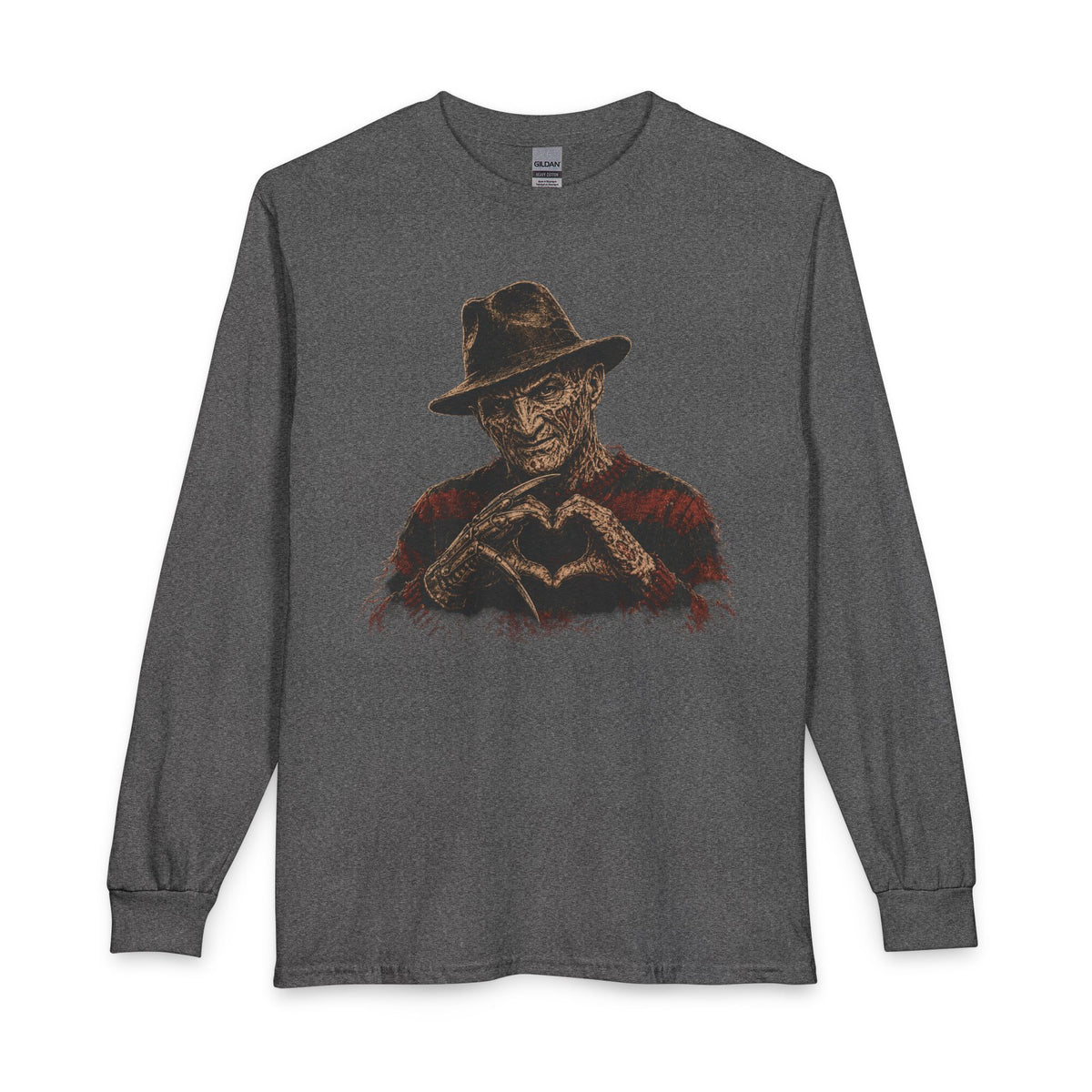 Freddy Retro Slasher Hand Heart Tee