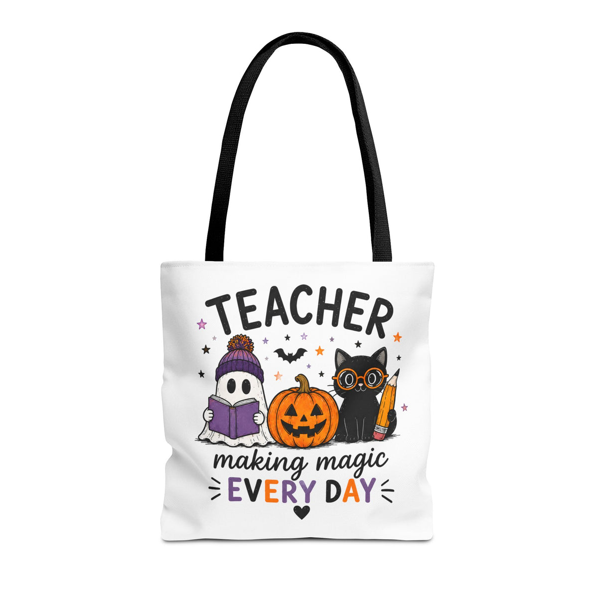 Teacher Halloween Tote Bag