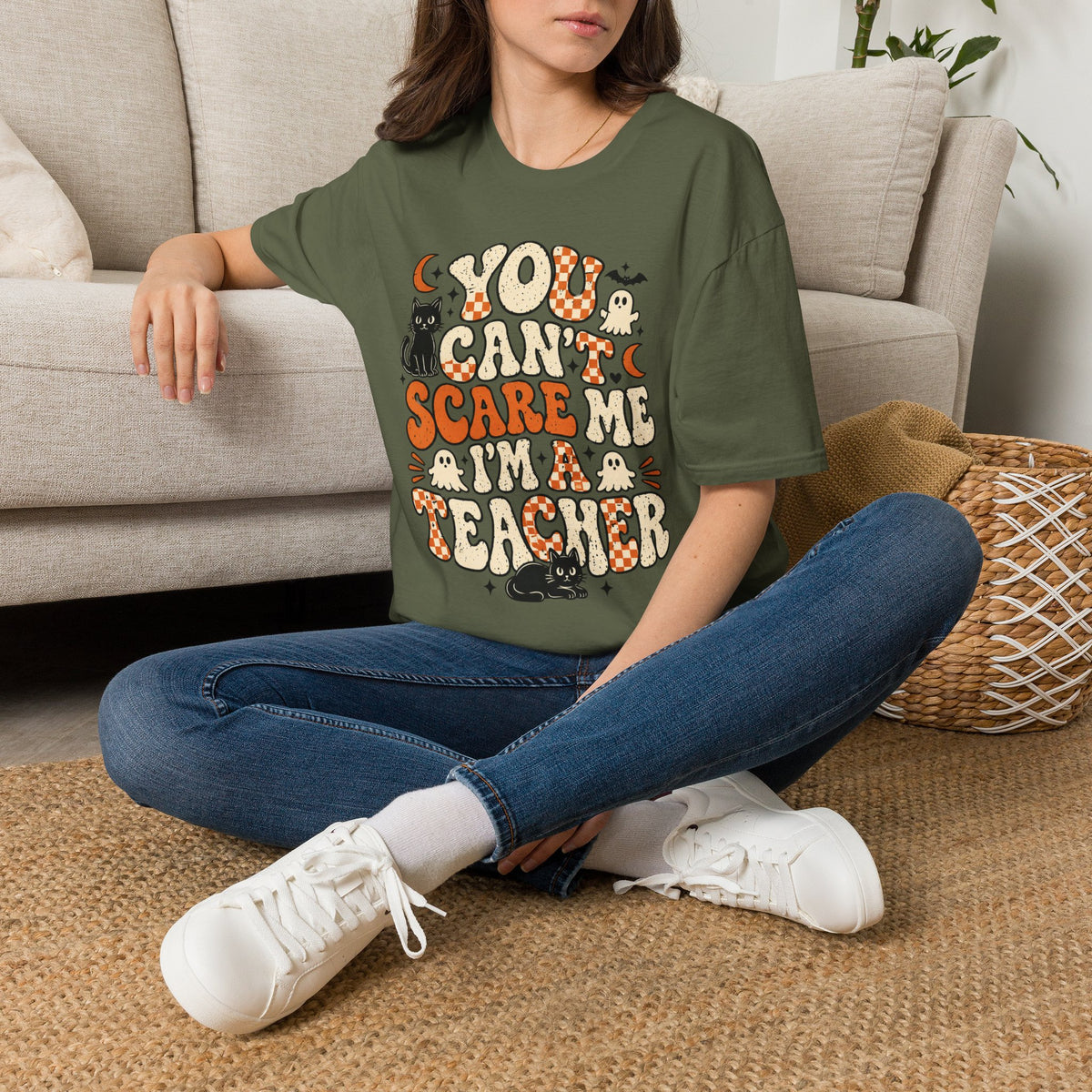 You Can't Scare Me I'm a Teacher Tee