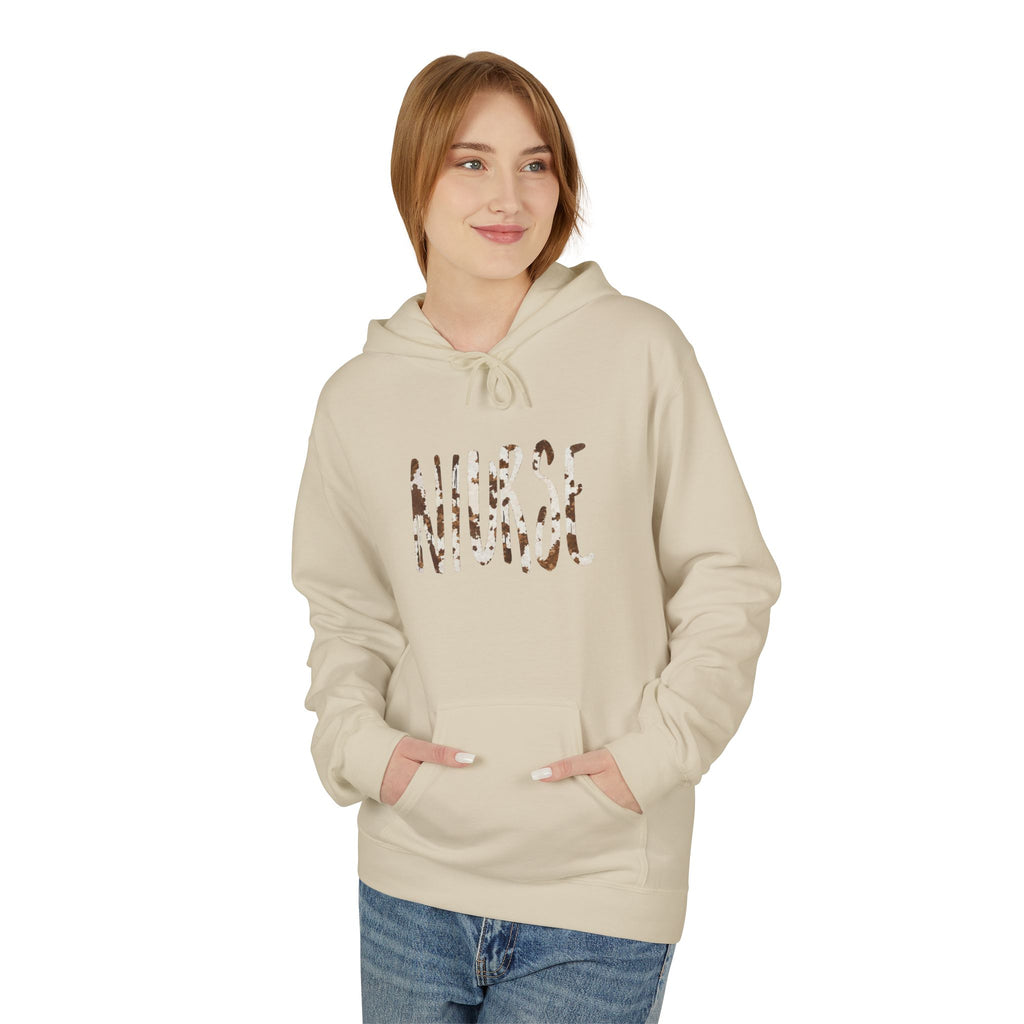 Nurse Cow Print Hoodie