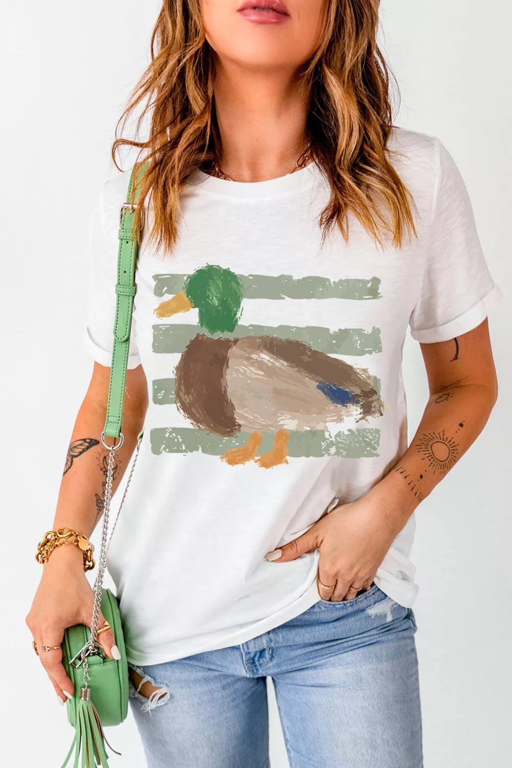 Graffiti Duck Graphic Tee