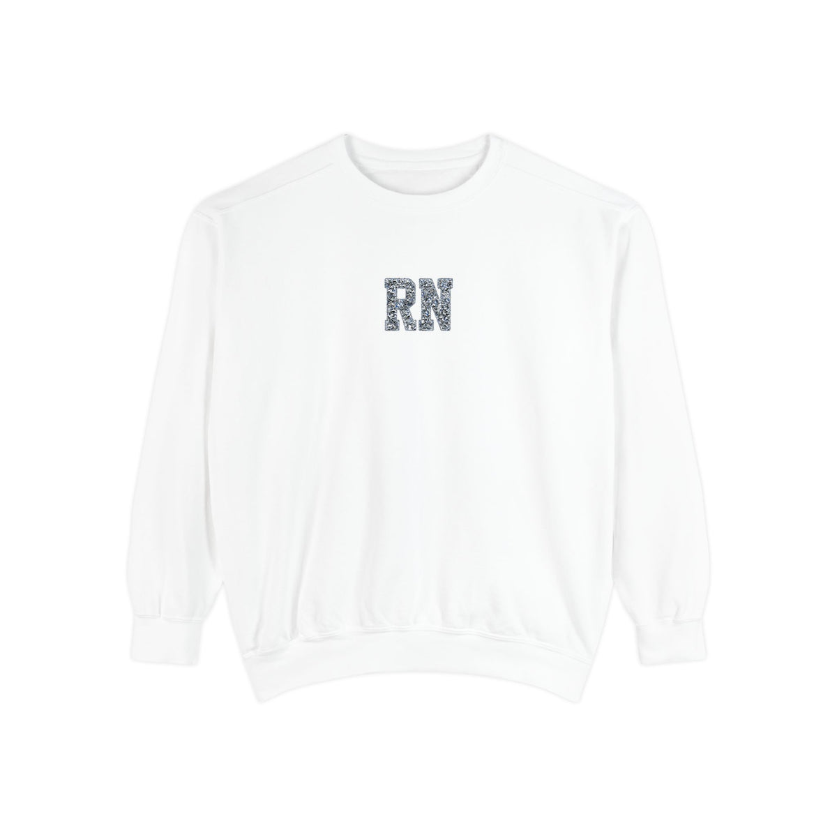 RN Floral Embroidered Crewneck Sweatshirt