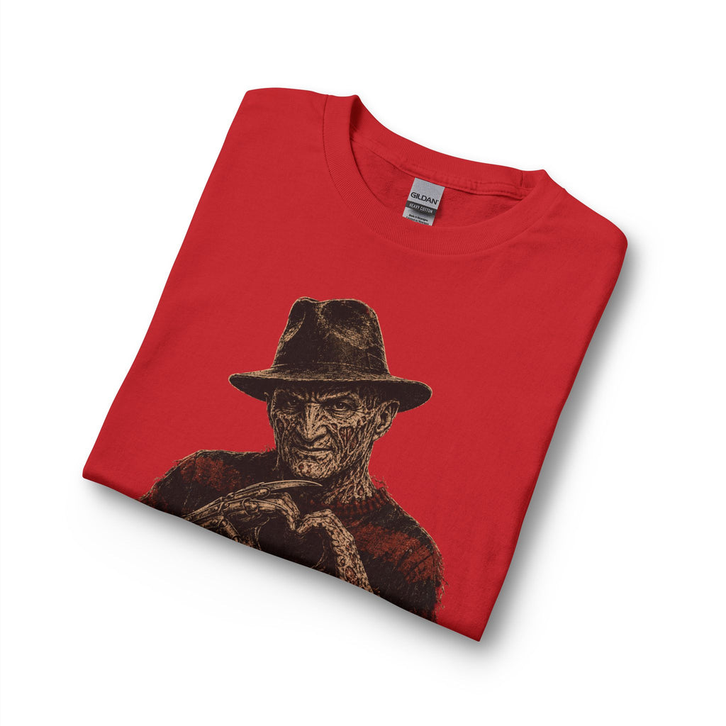 Freddy Retro Slasher Hand Heart Tee