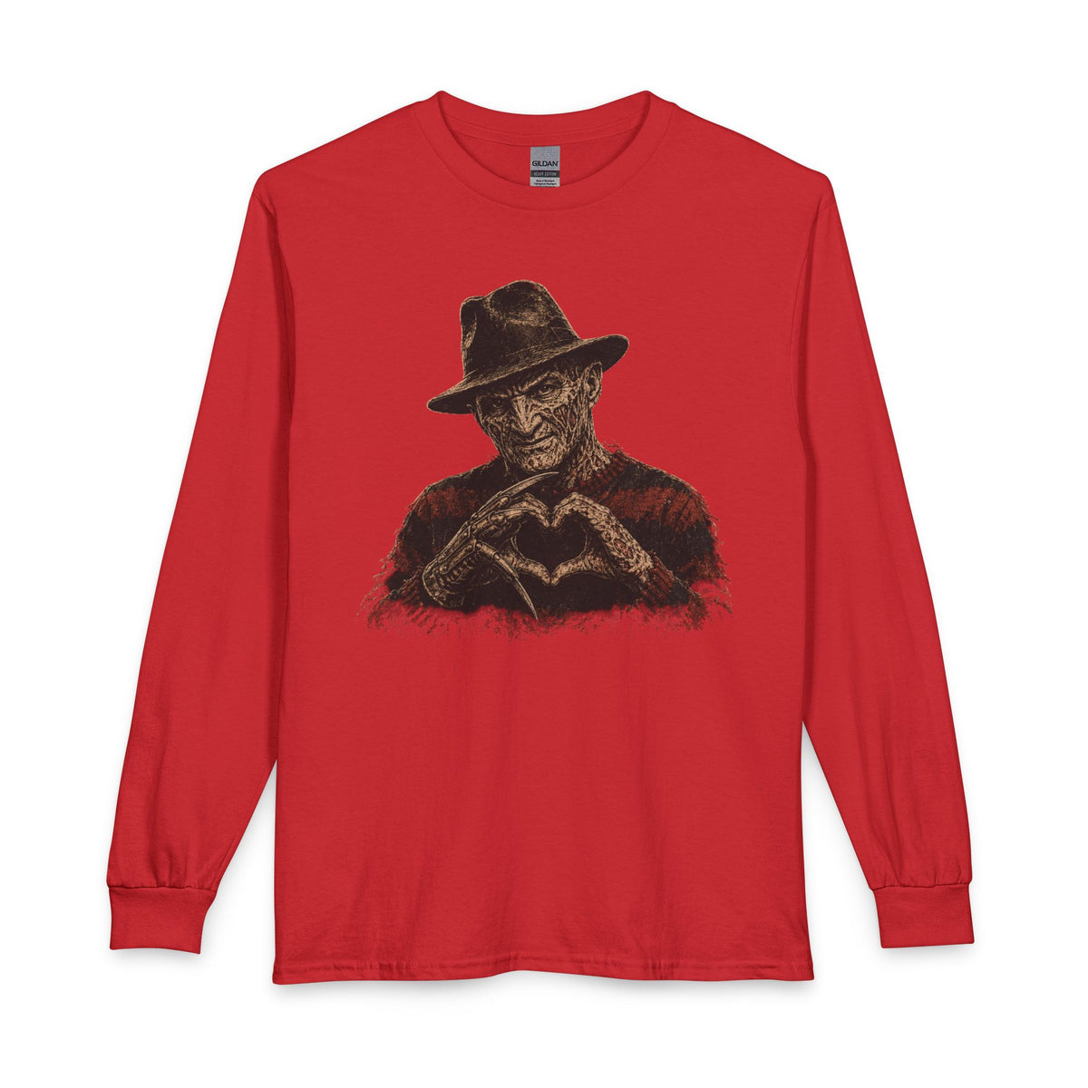 Freddy Retro Slasher Hand Heart Tee