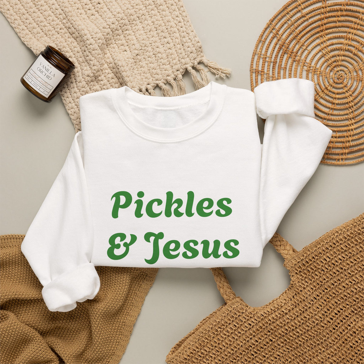 Pickles & Jesus Crewneck