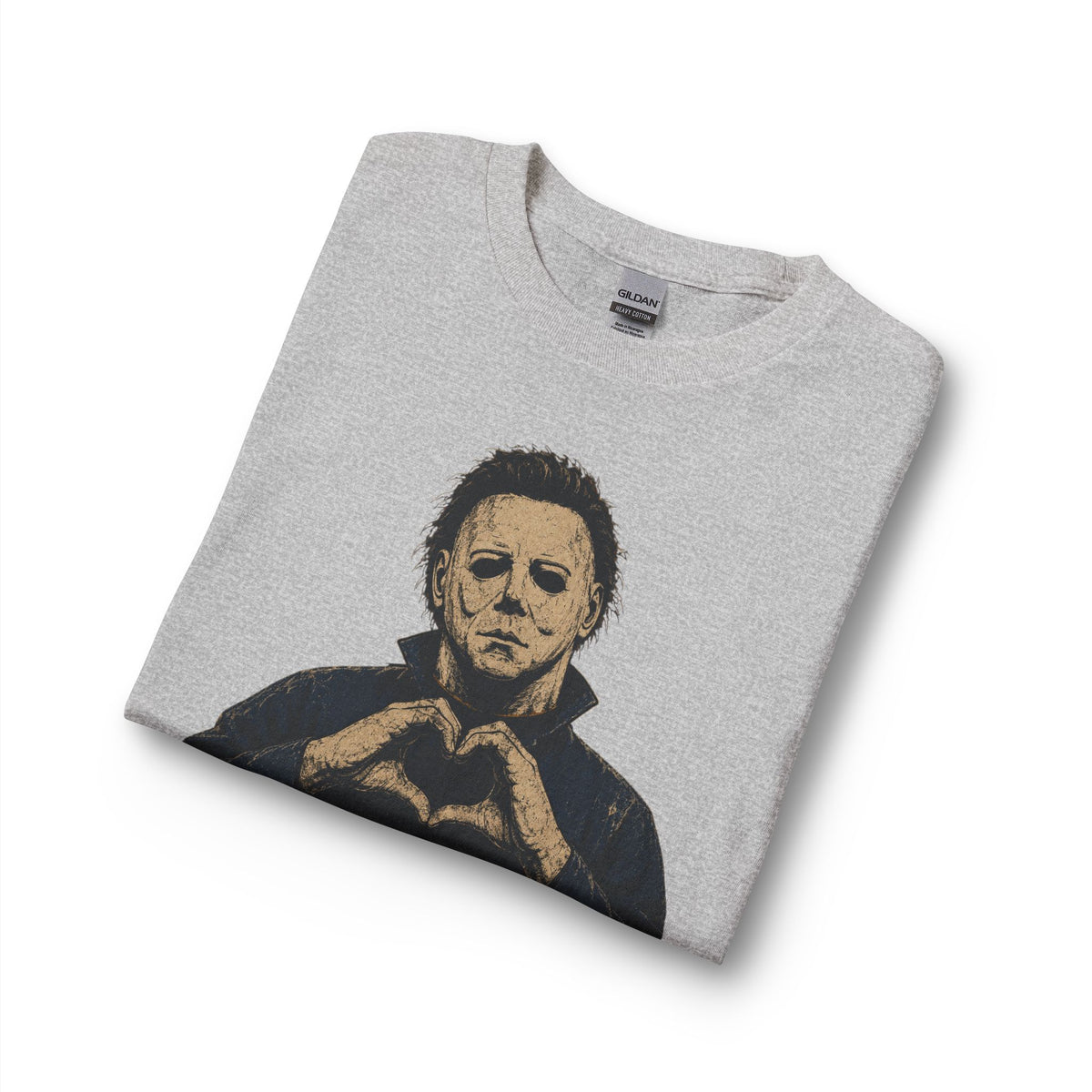 Michael Retro Slasher Hand Heart Tee
