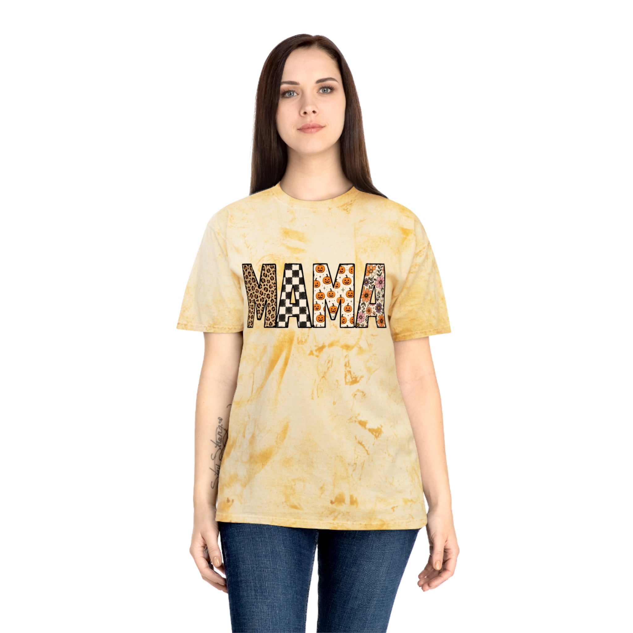 Fall Mama Tie-Dye Tee