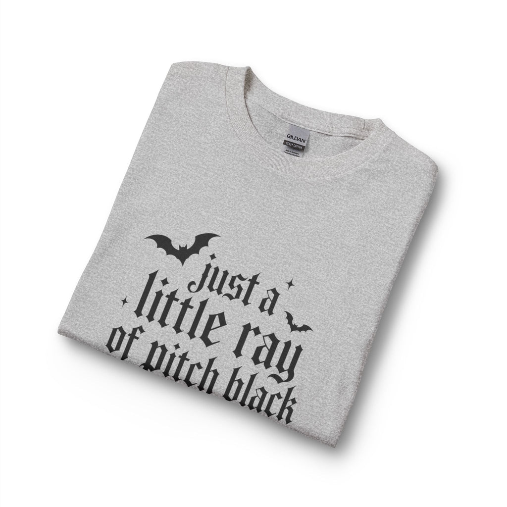 Just a Little Ray of Pitch Black Long Sleeve Crew