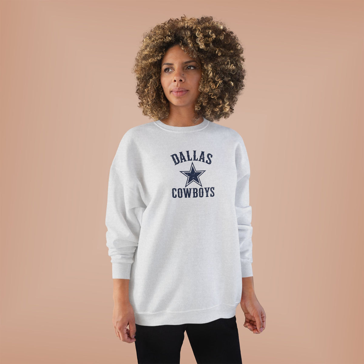 Dallas Cowboys Vintage Star Crewneck Sweatshirt