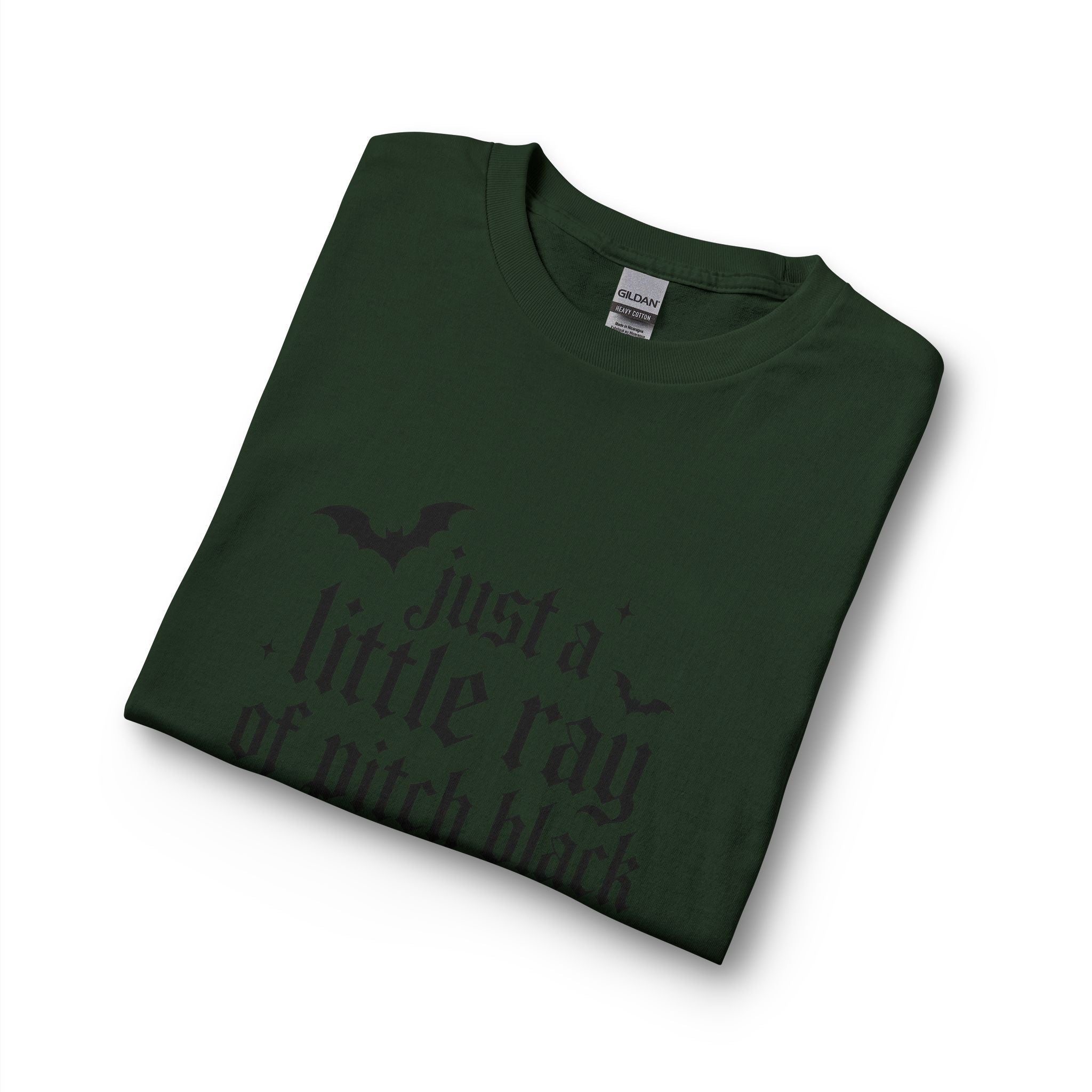 Just a Little Ray of Pitch Black Long Sleeve Crew