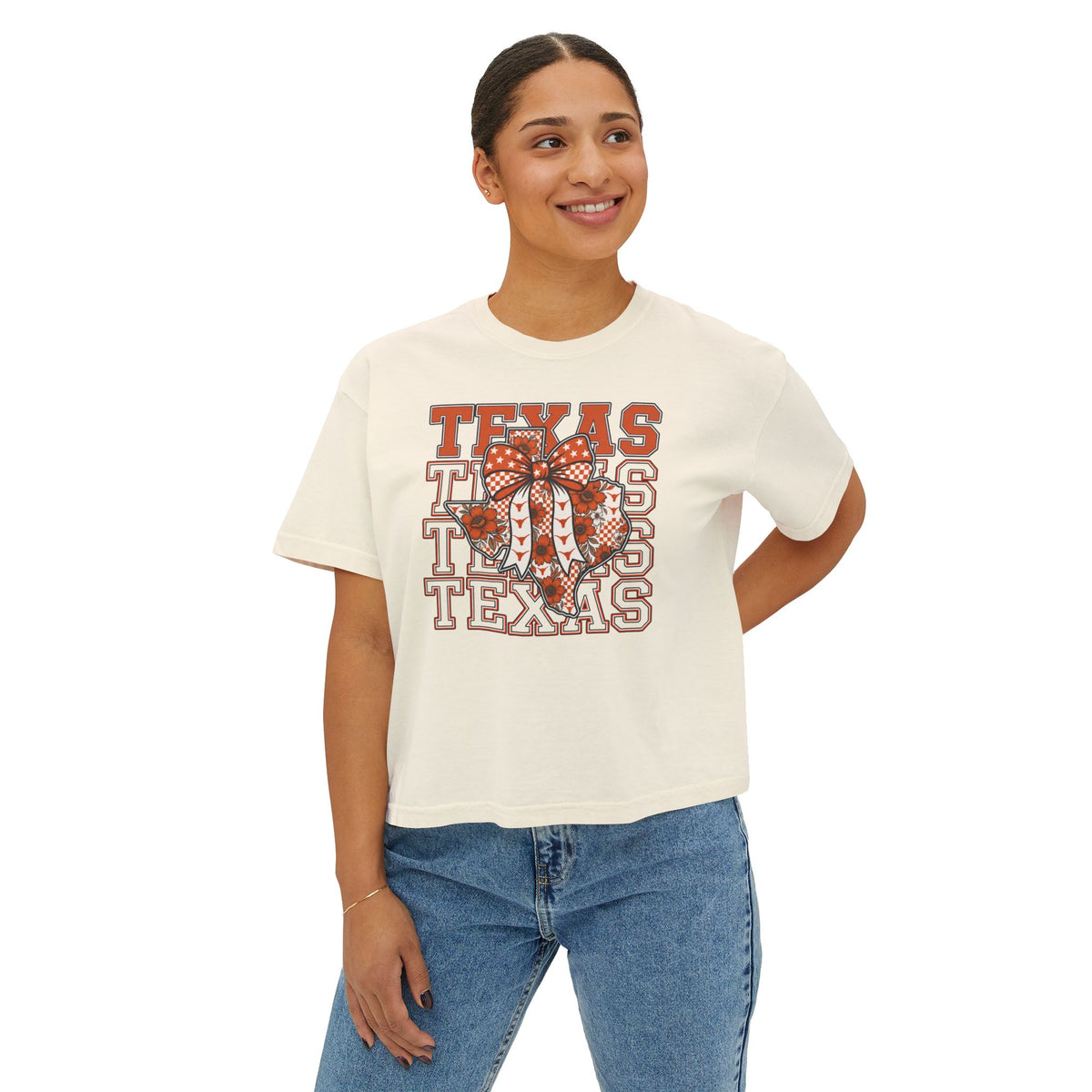 Texas Bow Boxy Tee