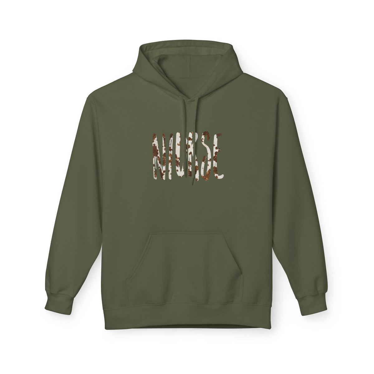Nurse Cow Print Hoodie