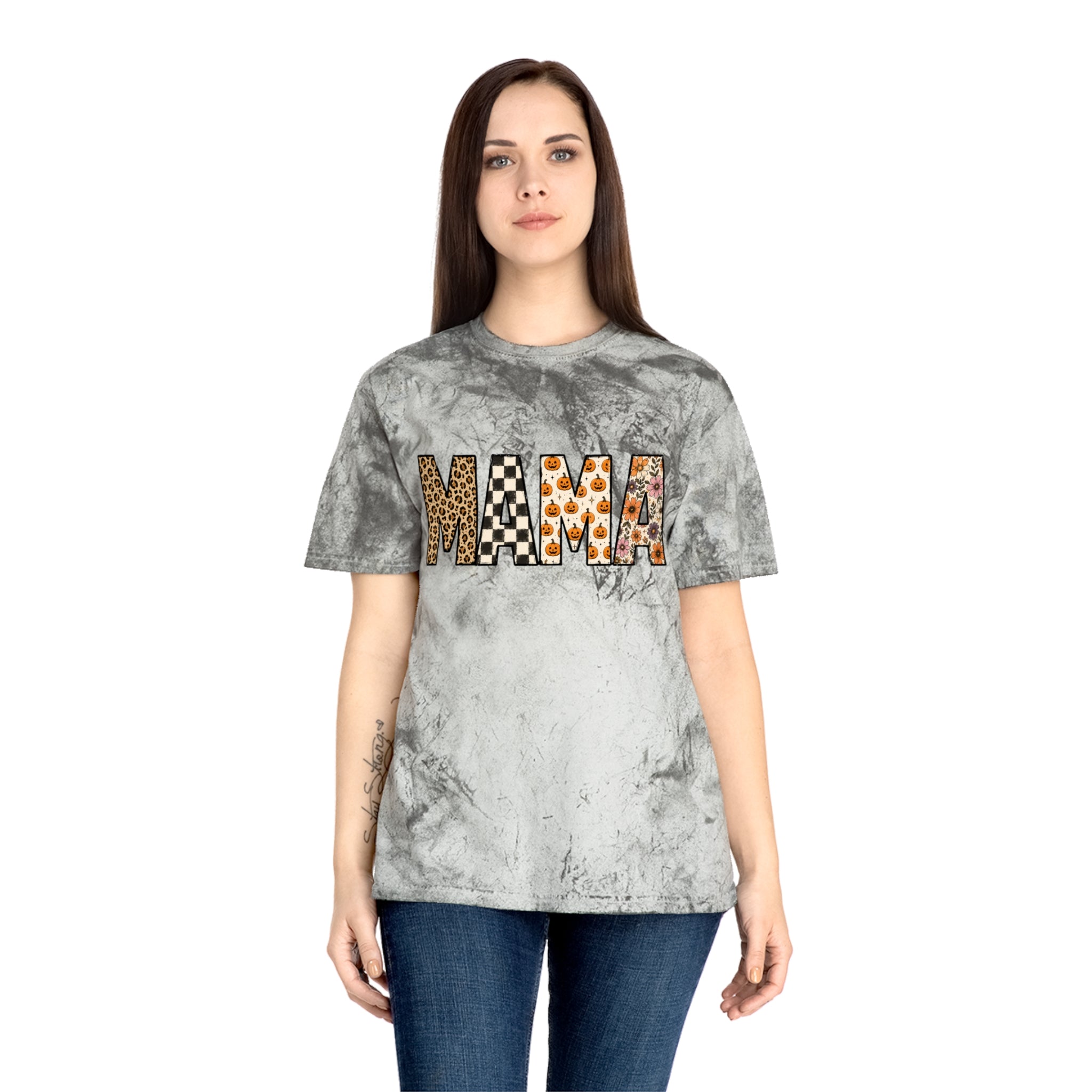 Fall Mama Tie-Dye Tee