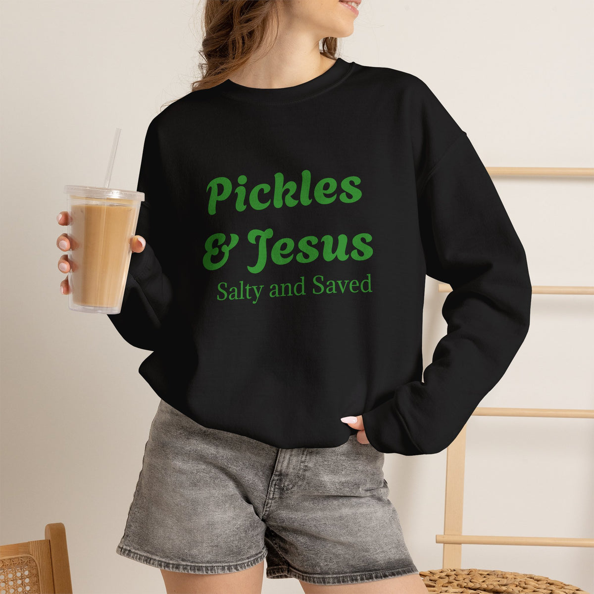 Pickles & Jesus Crewneck