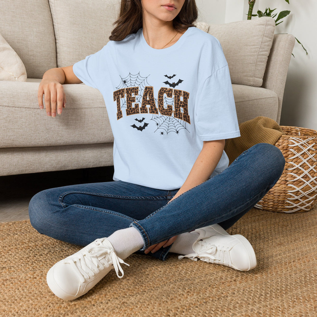 Leopard Web TEACH Tee