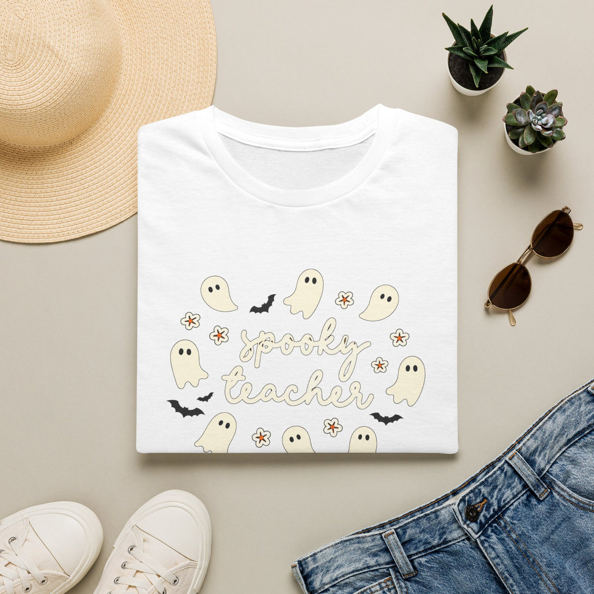 Spooky Teacher Tee