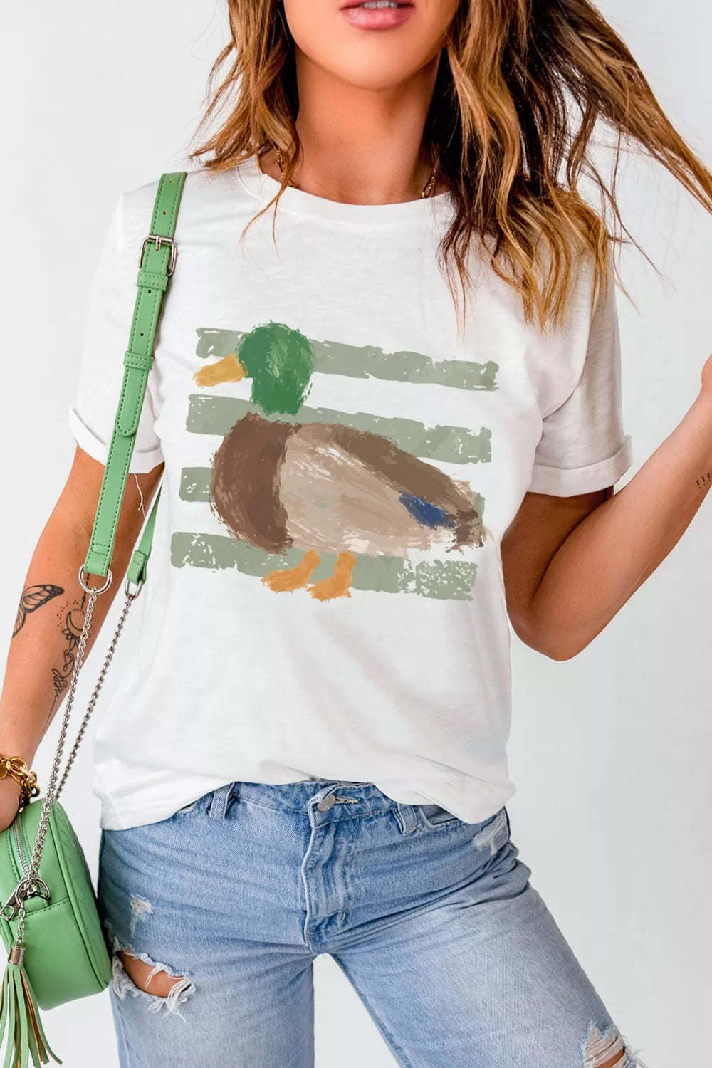 Graffiti Duck Graphic Tee
