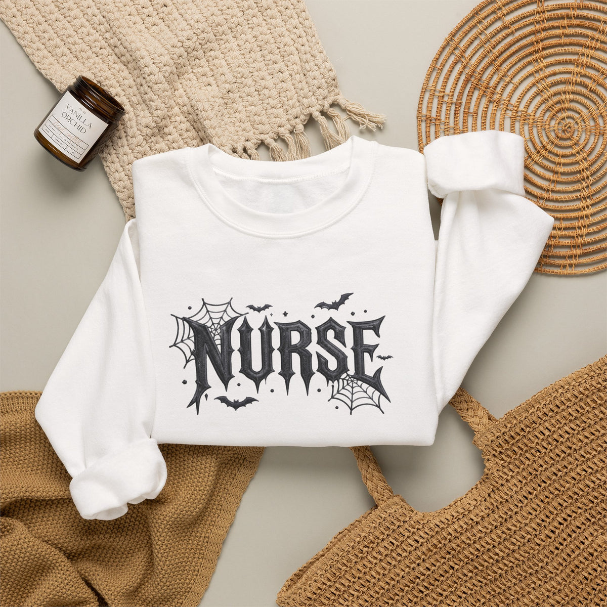 Gothic Nurse Crewneck Sweatshirt