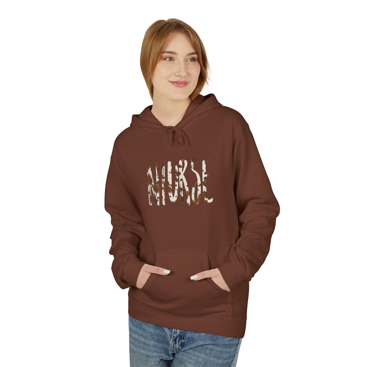 Nurse Cow Print Hoodie