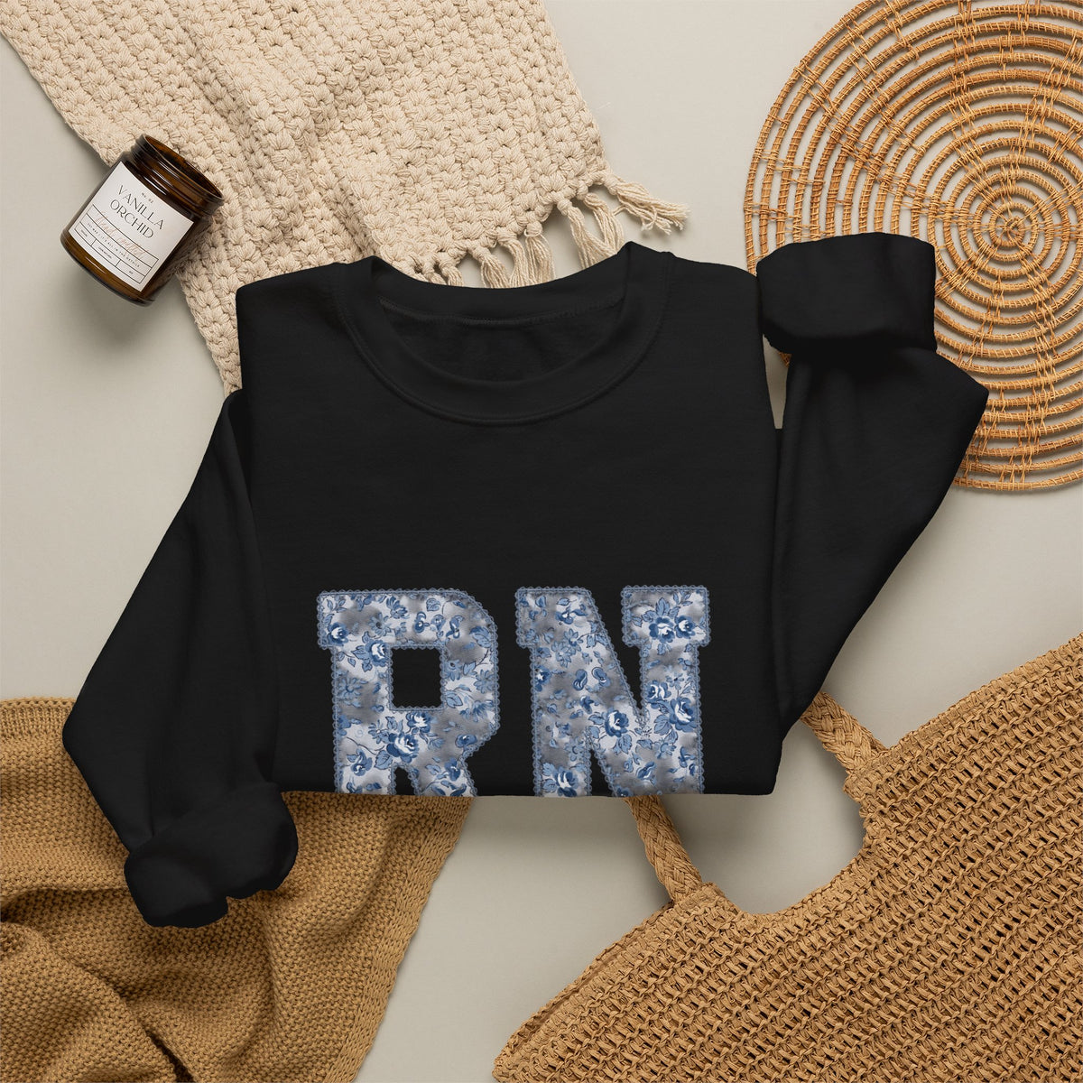 RN Floral Crewneck Sweatshirt