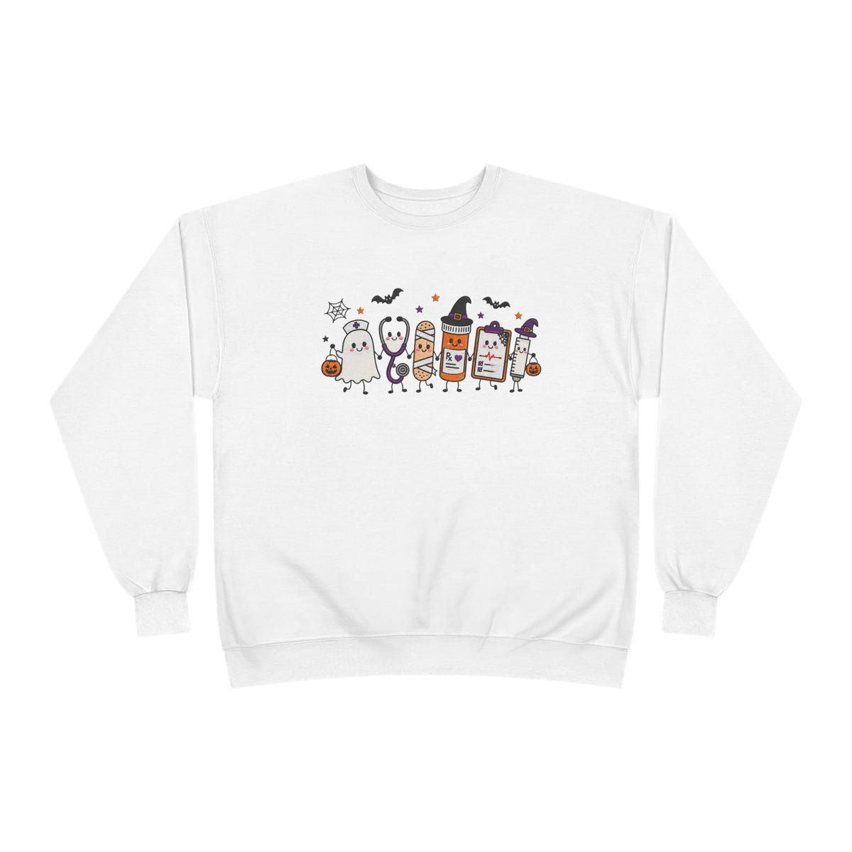 Nurse Halloween Candy Crewneck Sweatshirt