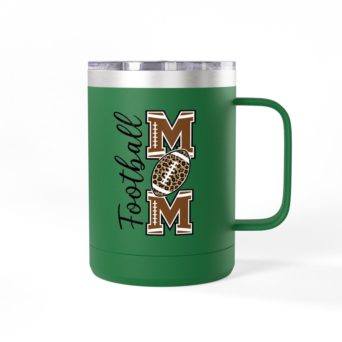 Football Mom 15oz Insulated Tumbler Mug