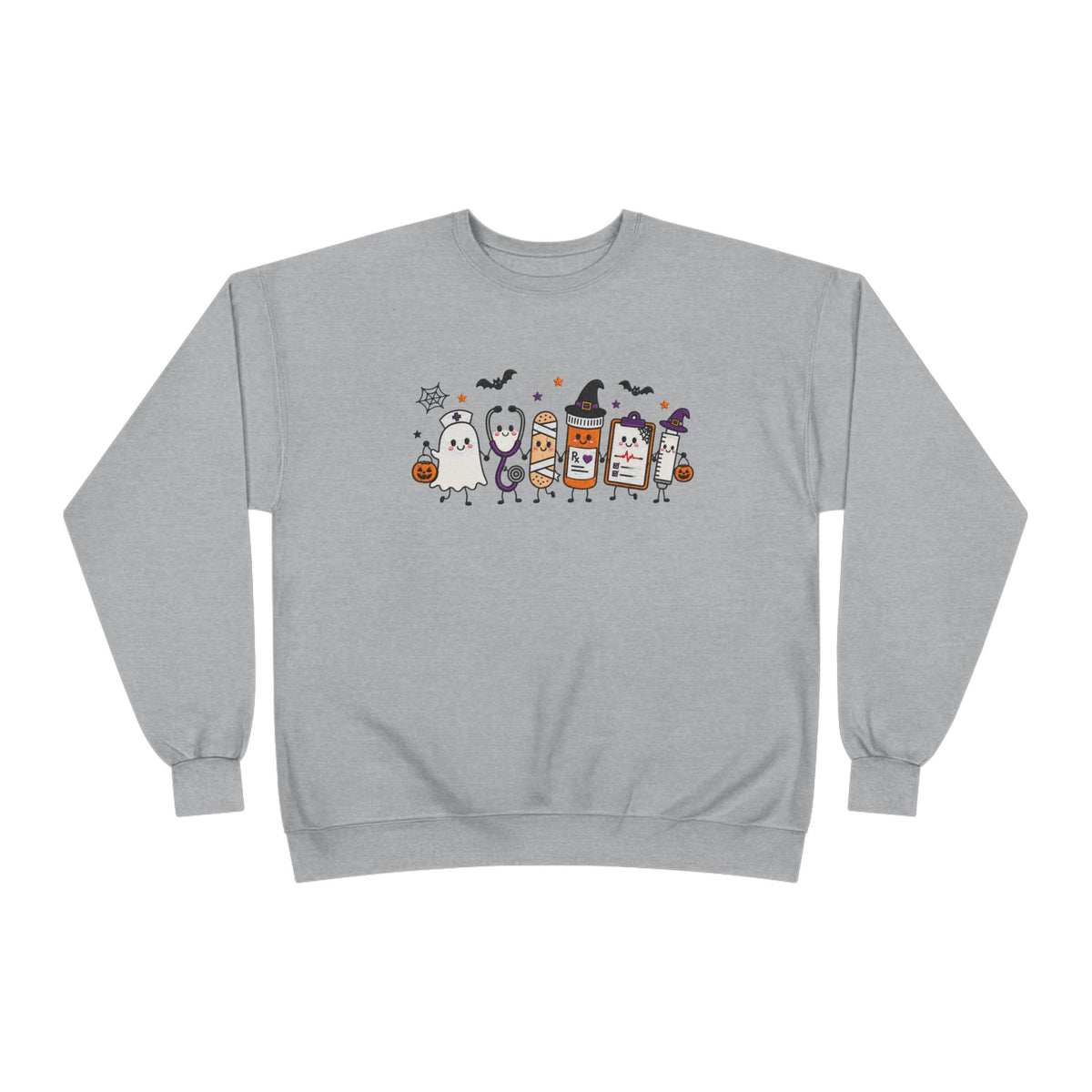Nurse Halloween Candy Crewneck Sweatshirt