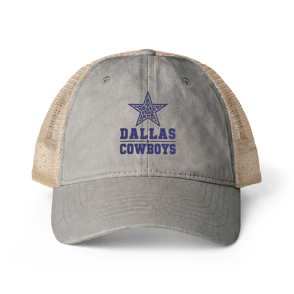 Women's Cowboys Washed Mesh-Back Hat