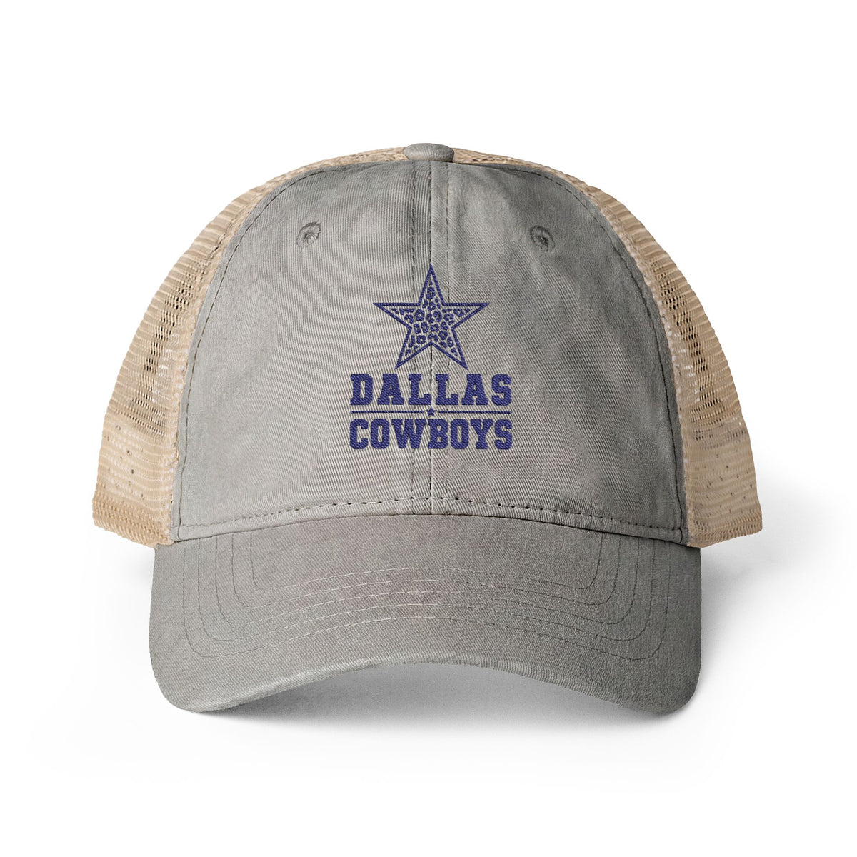 Women's Cowboys Washed Mesh-Back Hat