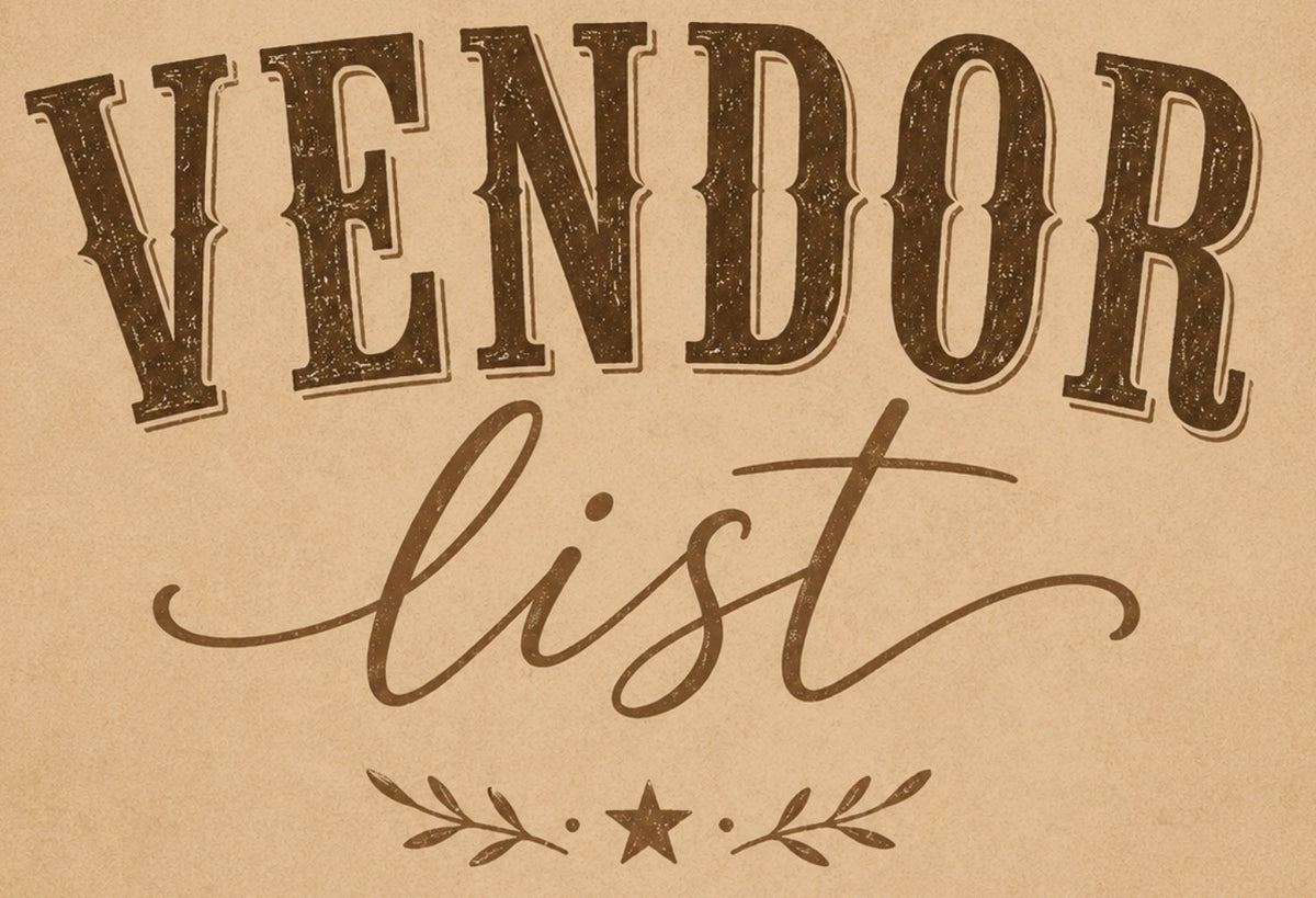 Vendor List