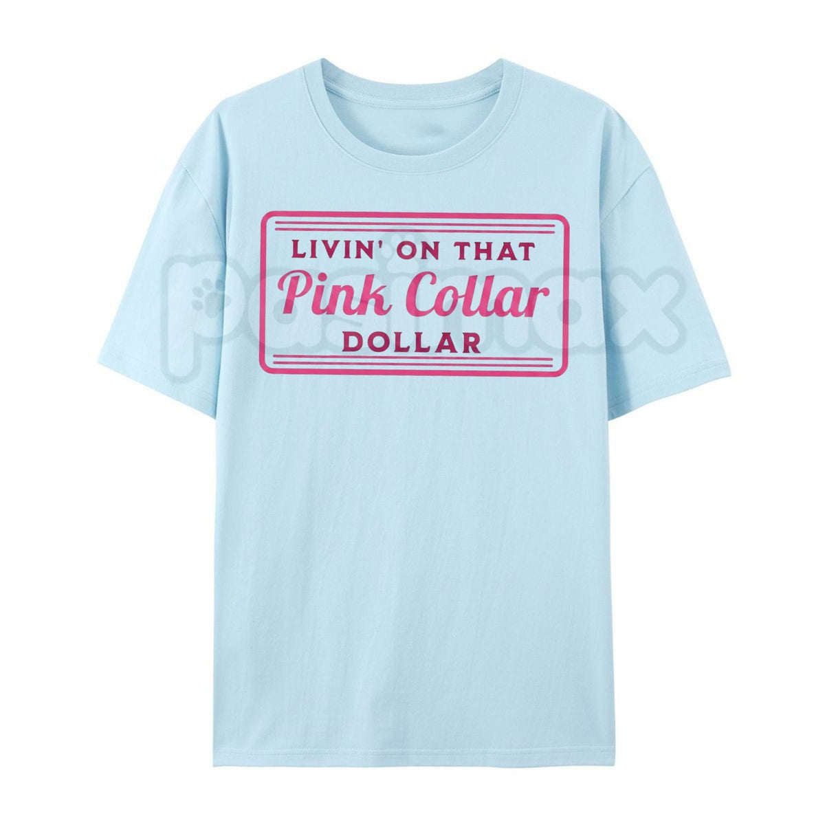 "Pink Collar Dollar" Retro Tee