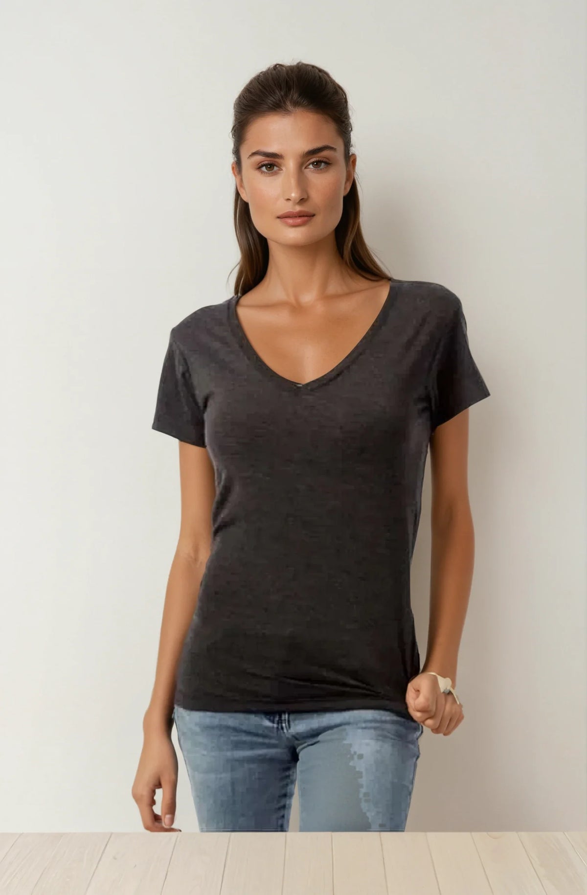 Classic Comfy Cowgirl V-Neck Tee