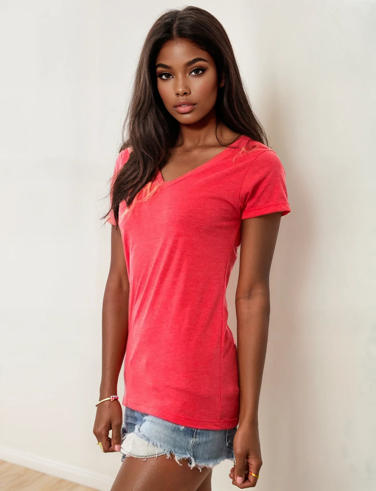 Classic Comfy Cowgirl V-Neck Tee